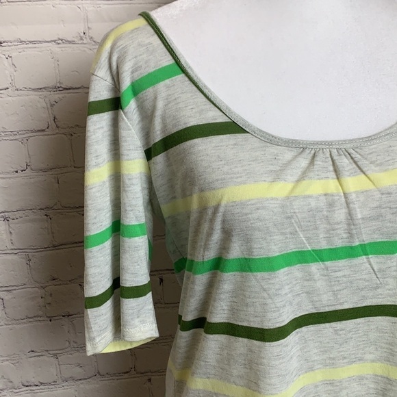 RD Style Striped Open Back Tee - Picture 2 of 12